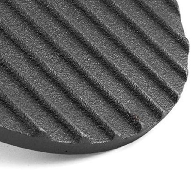 Barbecue Tool,Squid Press Metal Round Squid Press Pressure Patty Maker Tool High-Precision Functionality