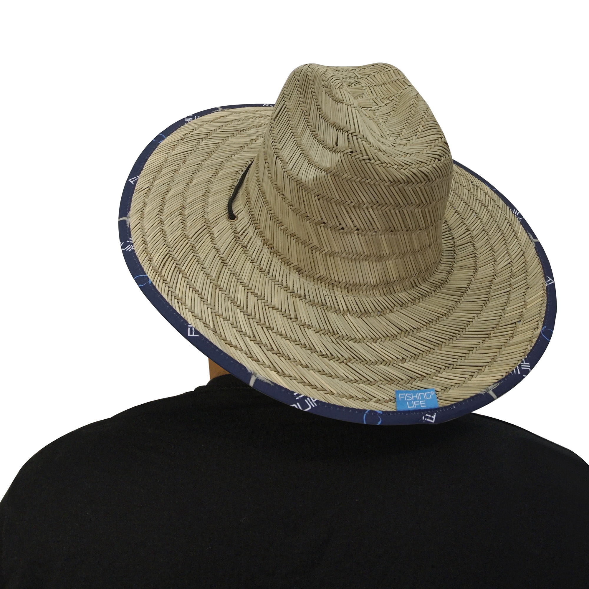 Fishing Life Mahi Mahi Hat Straw Lifeguard Hat - Adult Unisex