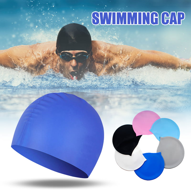 High quality Silicone Swimming Cap with anti-slippery granules 1 size fit all 