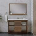 thumbnail image 5 of Alya Bath Sortino 48" Wood Bathroom Vanity with Acrylic Sink in Rosewood Brown, 5 of 7