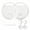 2-Pack White, variant on 2 Pack Tracker Tags Pair with Apple Find My (iOS Only) Bluetooth Air Smart Tags Key Finder Item Locator Waterproof Finder Worldwide Tracking for Pets Wallet Backpack Dogs Luggage