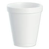 Dart Foam Drink Cups, 8 oz, White, 25/Bag, 40 Bags/Carton
