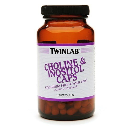 Twinlab Choline and Inositol Capsules, 100 Ct