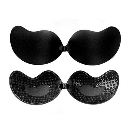 Strapless Push Up Bras For Women Sticky Bra Backless Adhesive Bras Invisible Push Up Stick On Bras For Women Dresses 2 Pair Reusable