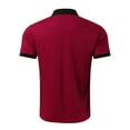 thumbnail image 4 of Sngxgn Men's Classic Short Sleeve Solid Polo Shirt(,L), 4 of 5