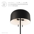 thumbnail image 6 of Modway Avenue Modern Style Metal and Fabric Floor Lamp in Black, 6 of 7