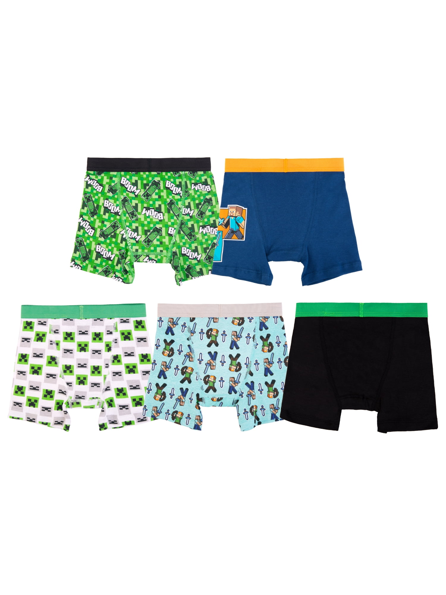 MINECRAFT Cotton Boxer Brief Boys Size 4