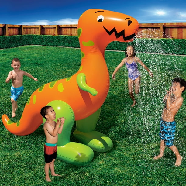 dino inflatable sprinkler