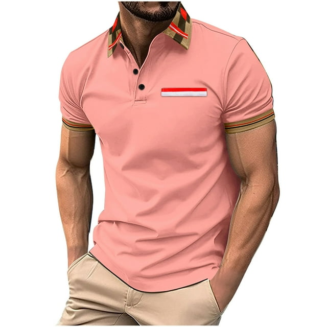 Birdeem Chemises pour Hommes Chemise Blouse à Manches Courtes pour Hommes à Col Rabattu