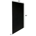 thumbnail image 3 of ATS Acoustics PET Acoustic Panel, Polyester, Water Resistant, 24" x 48" x 1" (Black), 3 of 6