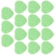 thumbnail image 1 of Face Sponges Heart Shaped Facial Cleansing Pads For Daily Cleansing Sensitive Skin Users 9x8.3x0.8cm Exfoliation 15Pcs, 1 of 5