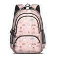 thumbnail image 2 of Princess and Fairy White Pattern Backpack for School, Cute School Bag with Adjustable Shoulder Straps and Padded Back, 16.9"x12.6"x5.9", 2 of 5
