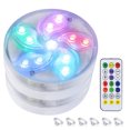 thumbnail image 1 of Luces LED sumergibles para piscina luces impermeables con imán ventosa que Kuymtek cambia de Color decoración para estanque 2447 12 1 Uds., 1 of 7