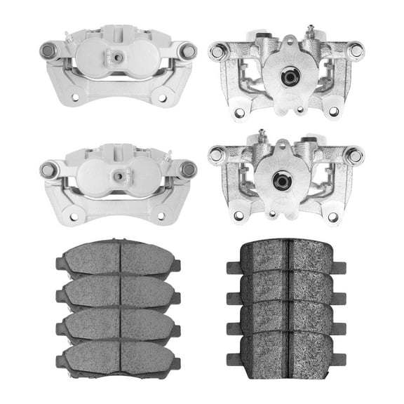 AutoShack Front and Rear Brake Calipers and Ceramic Pads Kit Set Replacement for 2018-2019 Chevrolet Traverse 2019-2020 Blazer 2017-2020 GMC Acadia 2018-2019 Buick Enclave 4WD FWD BRK030661903