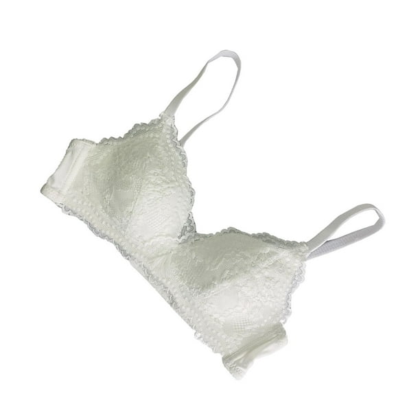 Women Underwear Sexy Lace Flower Bra Wire Free Underwear Soft Brassiere -  China Bra and Brassiere price