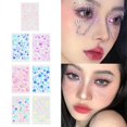 thumbnail image 4 of LUVCLS Pegatinas de maquillaje DIY Pegatinas 3D Gemas para ojos y rostros Pegatinas con purpurina T7N7, 4 of 7