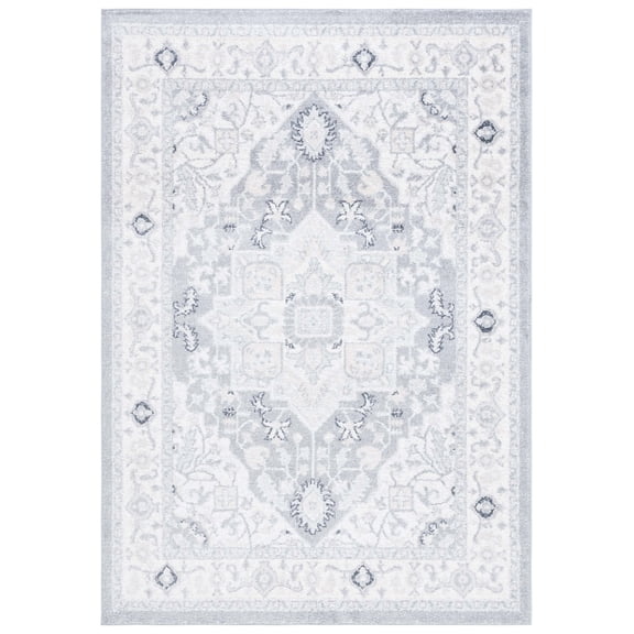 Safavieh Layla Darrell Oriental Area Rug, Ivory Gray/Charcoal, 5'3" x 7'6"