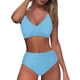thumbnail image 2 of Traje de baño para mujer, moda para mujer, traje de baño sólido sin mangas, push-up, acolchado, traje de baño, ropa de playa, trajes de baño para mujer, 2 of 6