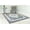 Charcoal, variant on Planet Rugs Plush Stain-Resistant Durable Oriental Area Rug, Floral Medallion Design, 7'8" x 10'8", Beige