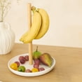thumbnail image 2 of Cesta Frutas con Forma Plátano para Colgar en la Sala Estar, Frutero para el Hogar, Bandeja Almacenamiento Escritorio Sencilla, Llave para el Porche la Sala Estar., 2 of 5