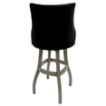 thumbnail image 2 of Tobias Designs 34" Swivel Wood Extra Tall Bar Stool in Black/White, 2 of 3