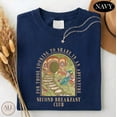 thumbnail image 3 of Second Breakfast Club T-Shirt - For Those Looking to Share in an Adventure, Fantasy Book Lover Tee, Middle-Earth Inspired Shirt, 3 of 5