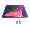 thumbnail image 1 of Blacklight Tapestry Star Sky Nebula Style Soft Skin Friendly Glowing in Dark UV Reactive Tapestry for Bedroom Party GTXK (155) 230x180cm/90.6x70.9in, 1 of 4