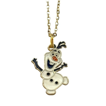 Olaf Cartoon Necklace Frozen Charm Pendant