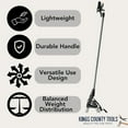 thumbnail image 4 of Kings County Tools 59-Inch Long Reach Tree Trimmer Branch Pruning Shears, 4 of 7