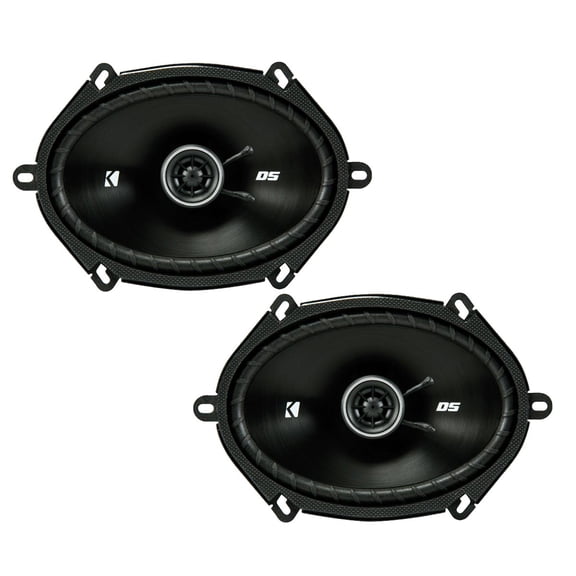 43DSC6804 KICKER 6x8-Inch (160x200mm) Coaxial Speakers, 4-Ohm