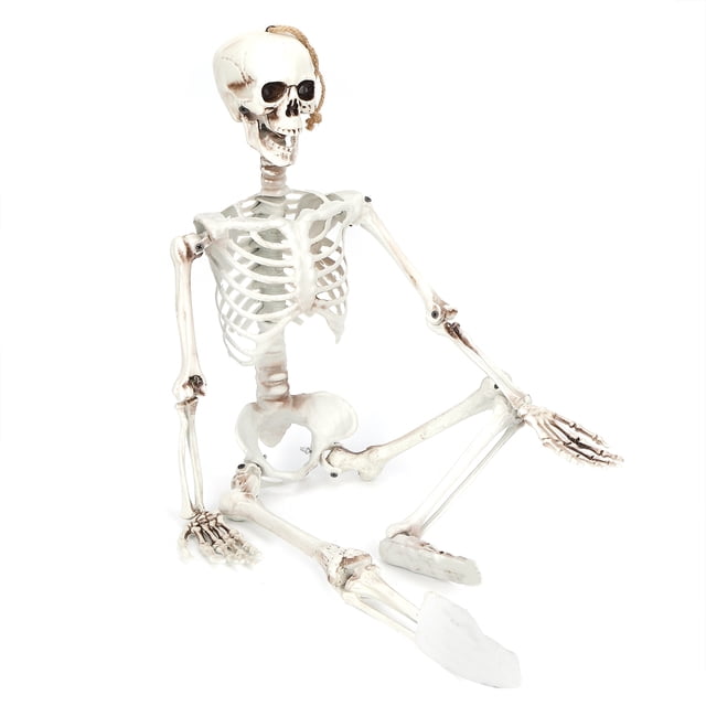 Terrifying Skull Decoration, Exquisite Resin Skeleton, Party Decor For Cemetery Scene House Halloween S,M,L