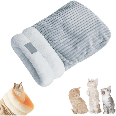 Petsboro Purrnest Sleeping Bag Cat Sleeping Bag Cat Sleeping Bag for Indoor Cats Outfany Cat Sleeping Bag
