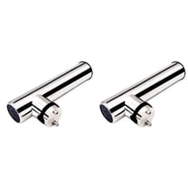 2 Pack 316 Stainless Steel Boat Fishing Rod Holder Brackets for Rails 18-26mm Sail Boat Parts