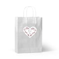 thumbnail image 4 of Koyal Wholesale Winter Snowy Woodland Forest Watercolor Wedding Party, Heart Label Stickers, Thank You, 75-Pack, 4 of 4
