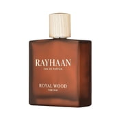 Rayhaan Mens Royal Wood EDP Spray 3.4 oz Fragrances 6298044138597
