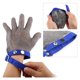 thumbnail image 2 of Guantes de acero inoxidable resistentes a cortes. Guantes de alambre de acero inoxidable 304. Se aplican para tallado de madera, carpintería y trabajo con cuchillos. Resistentes al desgaste., 2 of 7