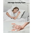 thumbnail image 3 of KFFKFF King Size Bed Wedge Pillow for Headboard, 76"x10"x6" Gap Filler, Covers 0-7" Space Between Mattress and Headboard, Plush Backrest Pillow with Side Pocket, Gray, 3 of 9