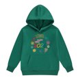 thumbnail image 3 of NordicNest Kids Boys Girls Hooded Jacket Cartoon Prints Hoodie Sweatshirt Toddler Child Pullover Zip Girls, 3 of 5