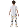 thumbnail image 4 of FORMRS Boys Pajama Pants with Pockets Size 6-8Y Kids Lounge Sleep Bottoms, White Halloween Pattern, 4 of 8