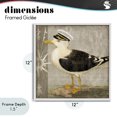 thumbnail image 4 of Stupell Industries Rustic Lodge Little Maritime Seagull White Framed Giclee Art, 12 x 12, by Suzanne Nicoll, 4 of 8