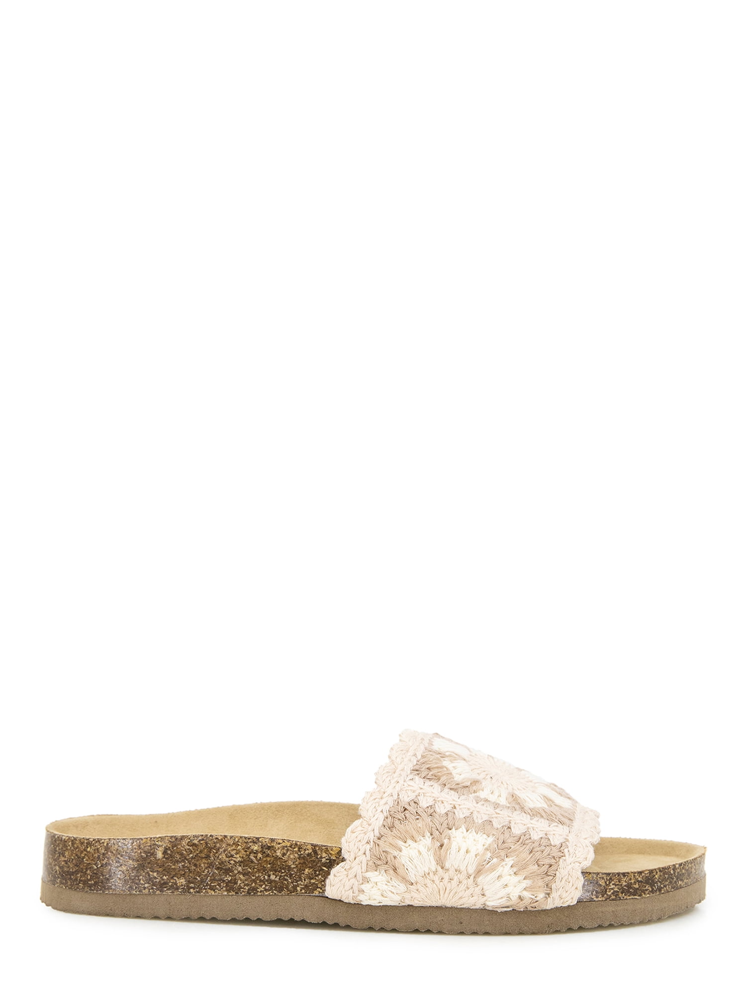 Unionbay Women’s Mojo Crochet Flat Footbed Sandals, Sizes 6-11