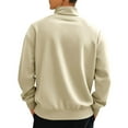 thumbnail image 6 of lmcalzta Hoodies for Men Zip Sweatshirts for Men with Pockets Fall Winter Solid Color Casual Loose Athletic Pullover, 6 of 9