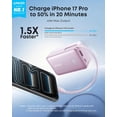 thumbnail image 2 of Anker Nano Power Bank, 10,000mAh Portable Charger with 2.3 ft InstaCord Retractable Cable, 45W Max Compact Battery Pack, Smart Display, 2 of 7