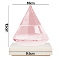 thumbnail image 2 of botella de pronóstico del tiempo de gota de agua de diamante creativo botella de tormenta de pronóstico del tiempo de vidrio grande, 2 of 5