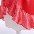 thumbnail image 5 of HAWEE Girls Red Princess Dress Birthday Halloween Party Queen Fancy-Dress Costume with Wig for Kids 2-12 Years, 5 of 7