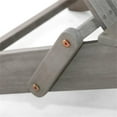 thumbnail image 5 of Afuera Living 34"W Outdoor Eucalyptus Wood Adirondack Chair in Gray, 5 of 7