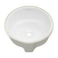 thumbnail image 6 of Monaco 16" Ceramic Undermount Bathroom Sink in Glossy White, 6 of 6