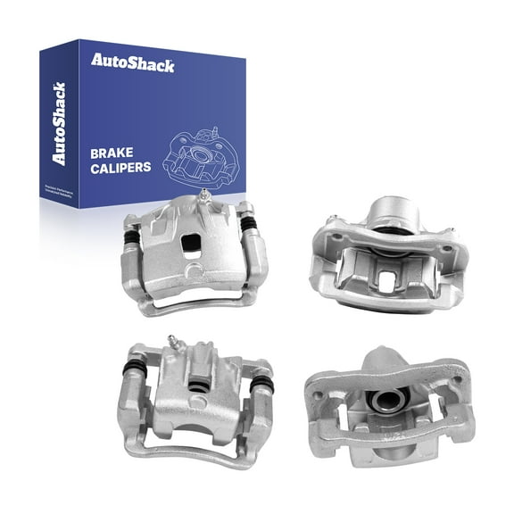 AutoShack Front & Rear Brake Calipers | Replacement for 2010-2013 Kia Soul | 4-PC