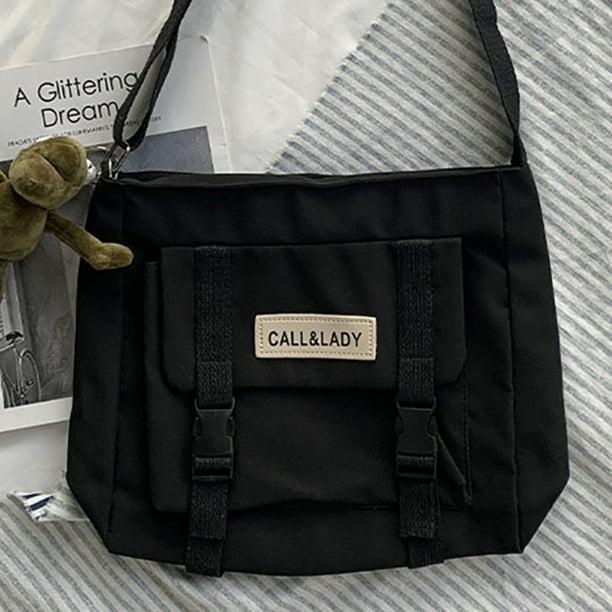 Large nylon sale messenger bag