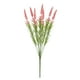 thumbnail image 2 of Tallos artificiales de lavanda | Flores artificiales realistas para decoración del hogar | Paquete de 2 ramos morados y rosas para centros de mesa y arreglos florales, 2 of 6